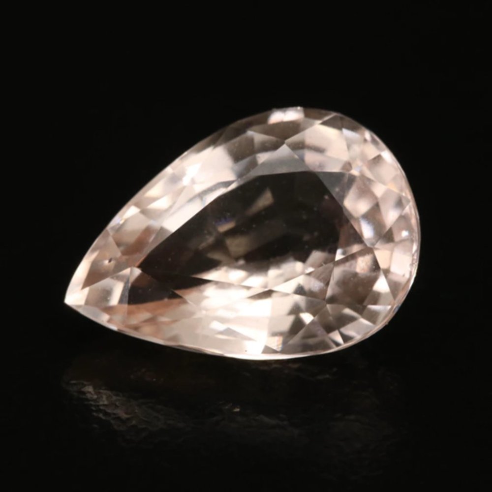 Morganite, Pear  6.06 ct.